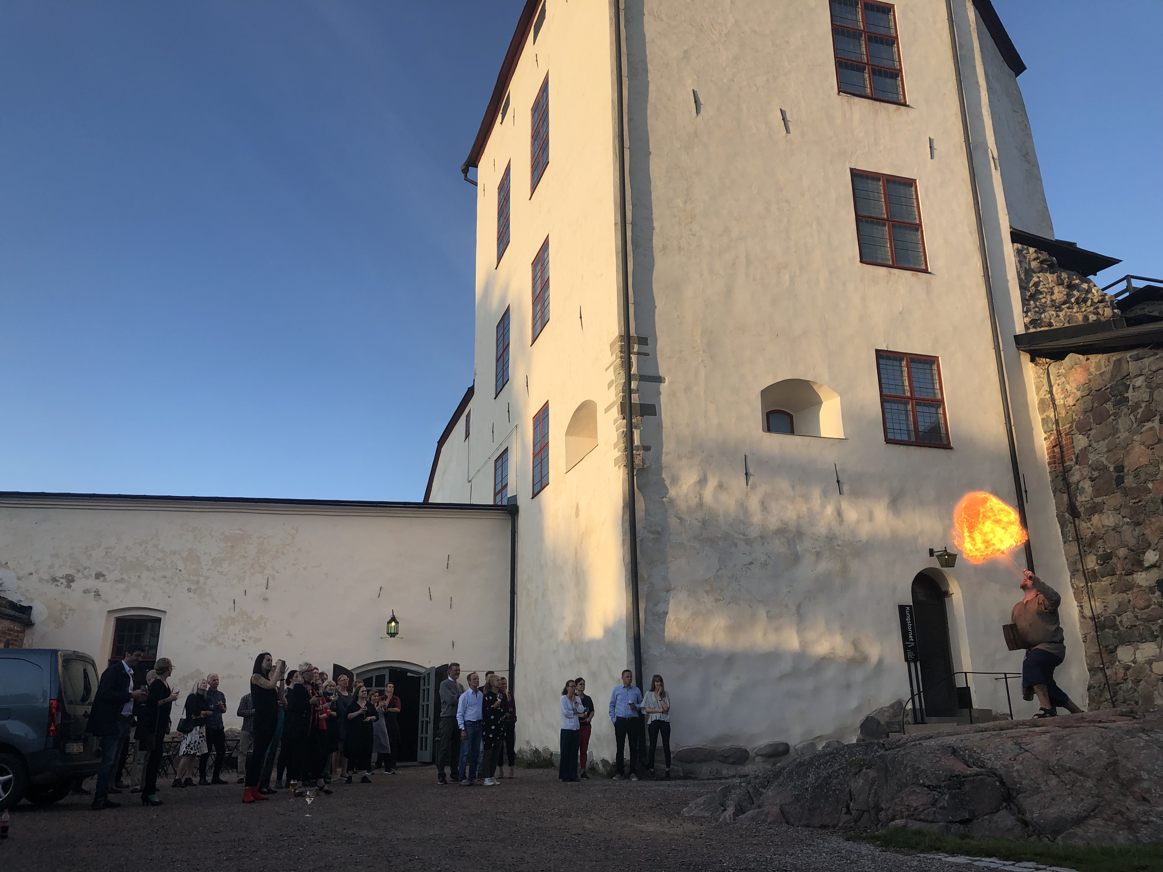 Kungstornet på slottet Nyköpingshus, ät kungligt på restaurangen