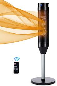 GOPLUS 2-i-1 Värmefläkt med Fjärrkontroll och LED-Skärm